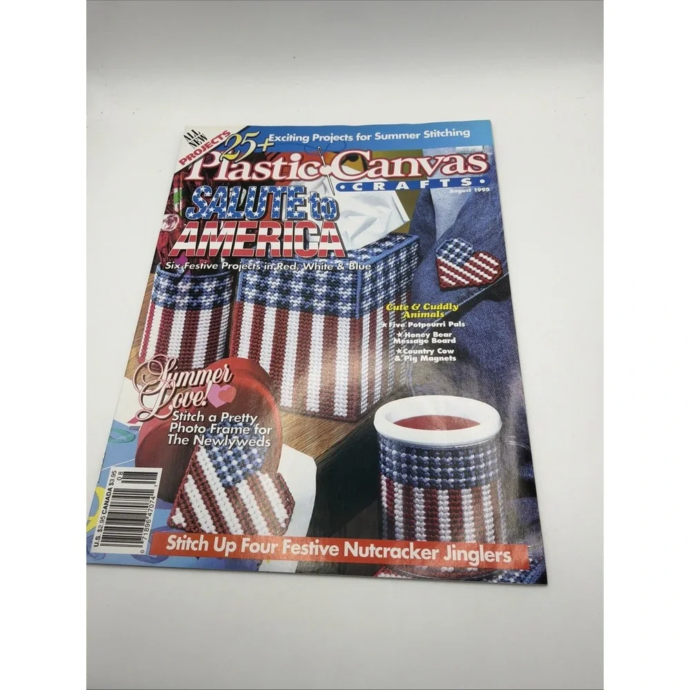1995 Plastic‎ Canvas Crafts Magazines Complete Year Lot Of 6 Holiday Patterns